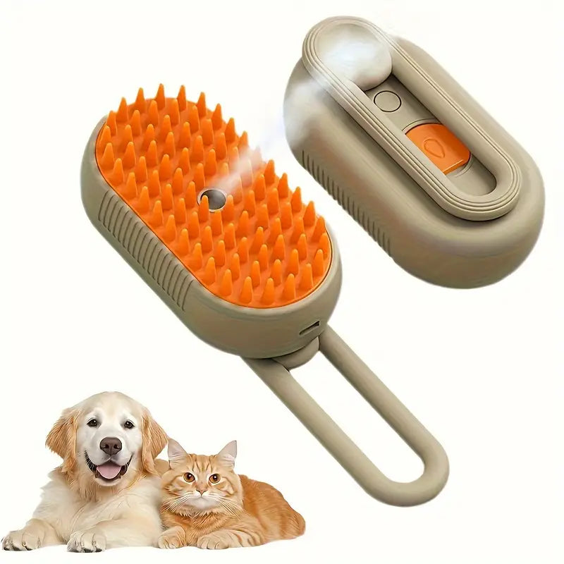 Steaming Pet Hairbrush