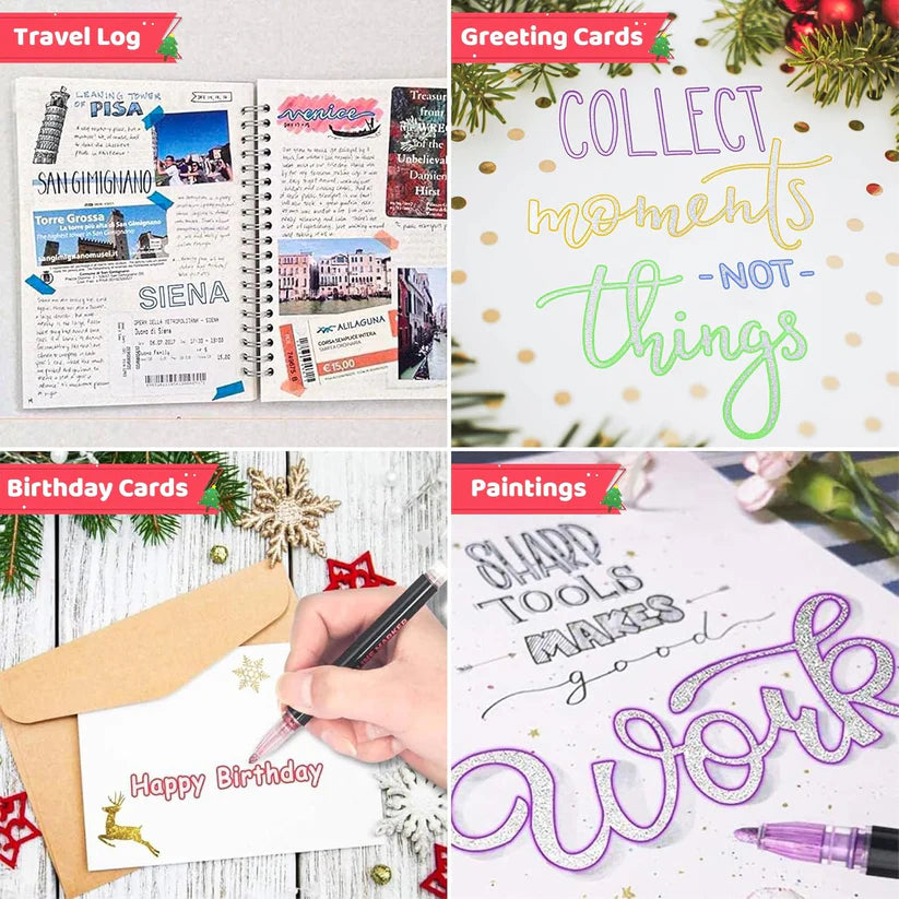 Outline Markers ⭐ 12 Color Set 💫