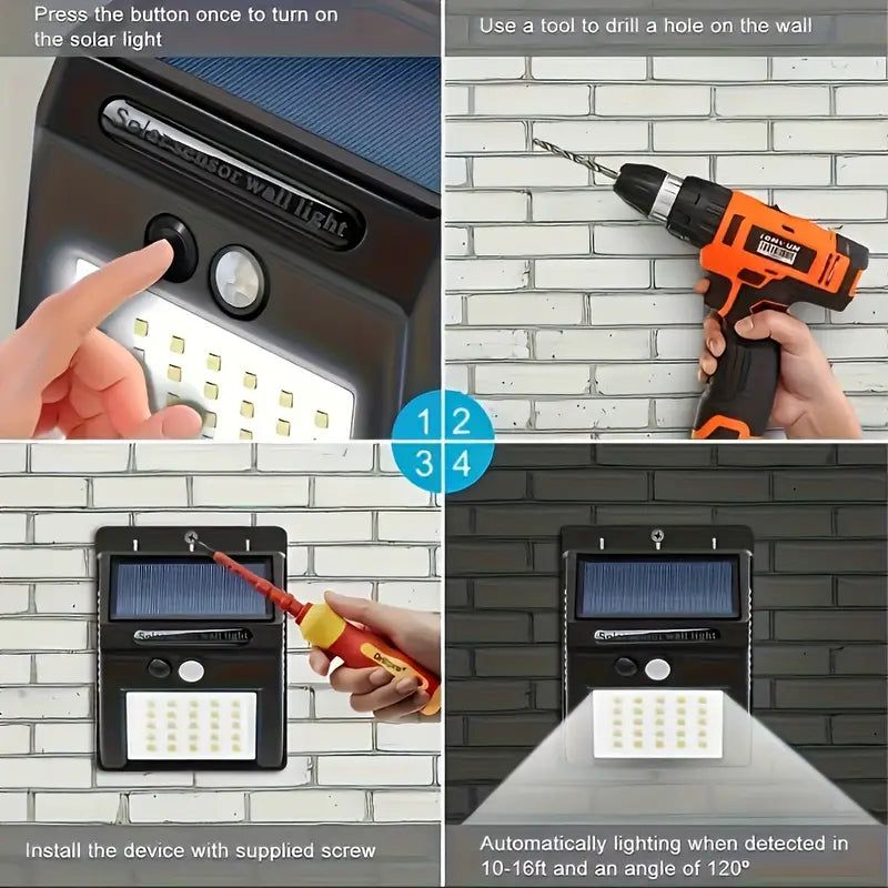 Smart Solar Wall Lamp